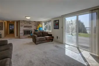 Lower level family room