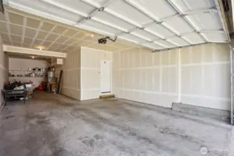 3 car tandem garage gives you extra space for toys/tools or more