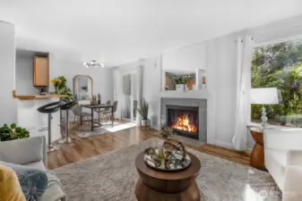 An open concept floor plan makes for a very comfortable main living space.