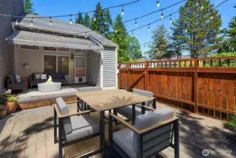 Back Patio Virtually Staged
