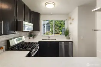 Kitchen with a view.