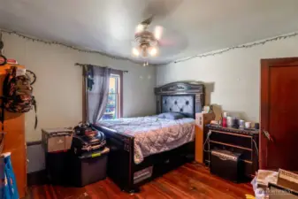 Second main level bedroom with large closet