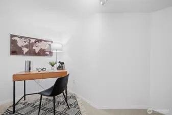 Excellent "flex" room that could be used as an office, play room or additional storage.