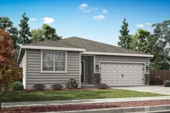 Example of the Bainbridge floorplan to be located at 9769 Hay St SE