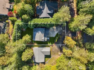 Over head drone view.