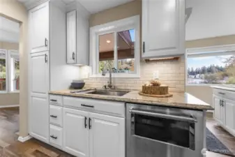 Kitchen Sink with Lake View