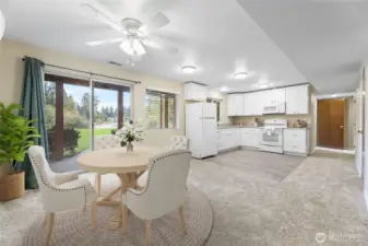 ADU - Dinning Area Virtually Staged