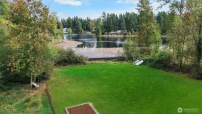 Yard and Lake