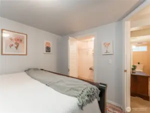 With a Walk-In Closet!