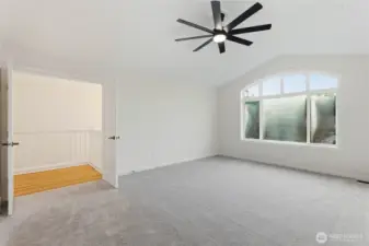 Oversized primary suite offering a private retreat!