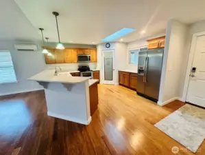 Large kitchen with pantry and coffee bar