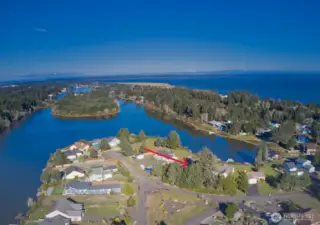 Very secluded from the road