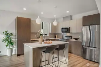 Entertaining island in your spacious kitchen