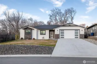 Simple landscaping = little maintenance