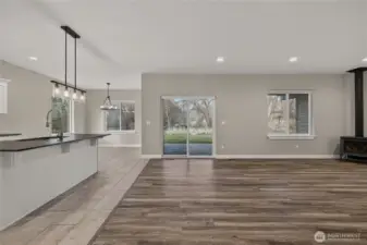 Open floor plan for comfortable living