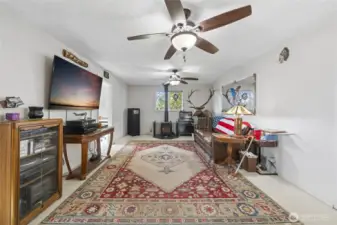 Nice family room behind garage~