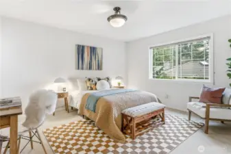 2nd Main Floor Bedroom w/ bath en suite