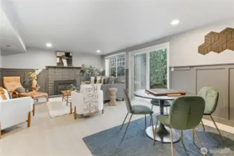 Lower level family room