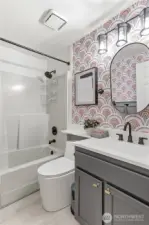 Updated Lower Level Bath