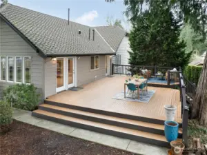 Fabulous Deck off Kitchen