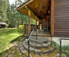 Heading to the main front door.