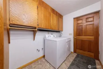 Main floor utility room.