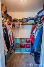 Primary walk in closet