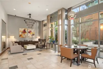 Concierge service from the lobby is just one of the countless amenities.