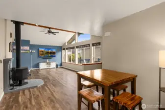 Eating area.