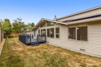 Great yard space fully fenced.