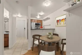 Virtually staged