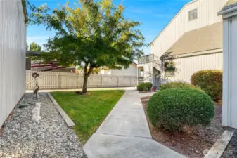 Peaceful, well-kept community with mature landscaping