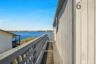 Private entry adds a touch of seclusion and comfort