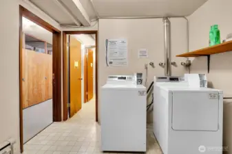 Individual Storage, Plus Back Up Community Coin-Op Laundry and 3/4 Bath