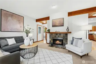 Family room great for large gatherings