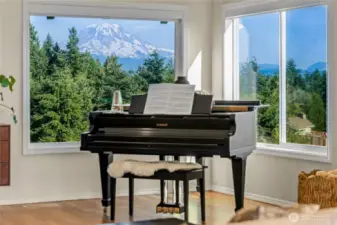 Mt. Rainier mountain view