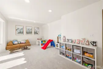 Versatile bonus room may be used as dining room, play room, family room. Possiblities are endless!