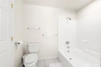 Private bathroom attached to additional bedroom