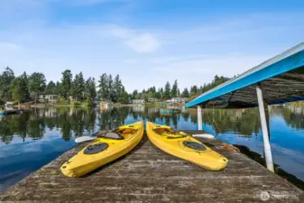 Private dock for your enjoyment!