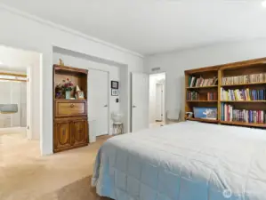 The primary bedroom features a convenient ensuite bathroom, offering privacy and ease for your daily routine.