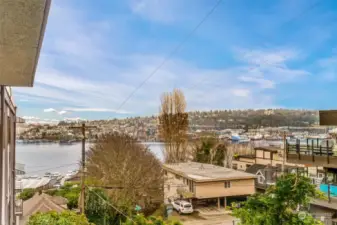 Lovely view from this 4th floor condo unit!