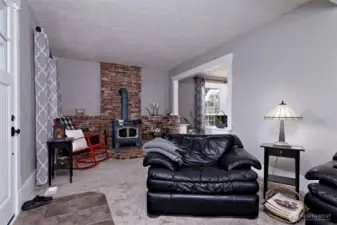 One of the living room areas.