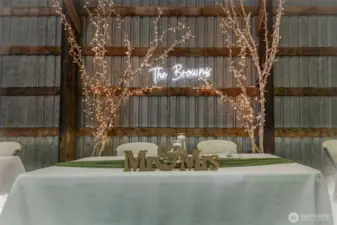 The barn could be a wonderful event space!