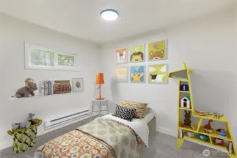 Virtually Staged bedroom # 3