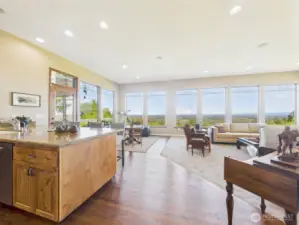 VIEW FROM KITCHEN