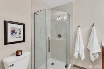 Primary shower.