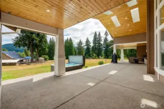Gas hook-ups for BBQ & Hot tub