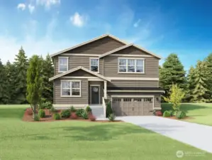 Welcome to Wolf Point in Edgewood!  The Stafford elevation C with dropped garage for extra stoage.Photo's are for representational purposes only. Colors and finishes may differ.