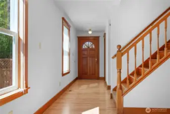 Front entry.