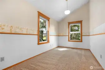 2nd floor back bedroom.